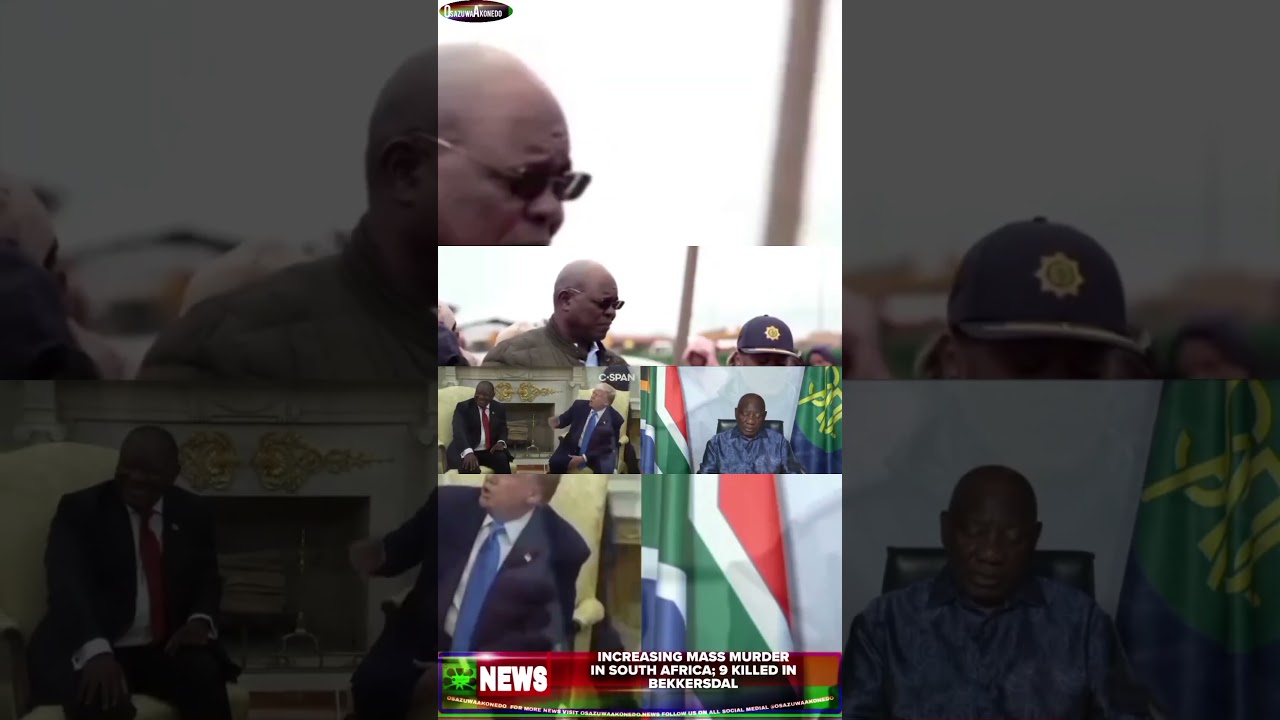 OsazuwaAkonedo NinetySeconds ~ Increasing Mass Murder In South Africa; 9 Killed In Bekkersdal