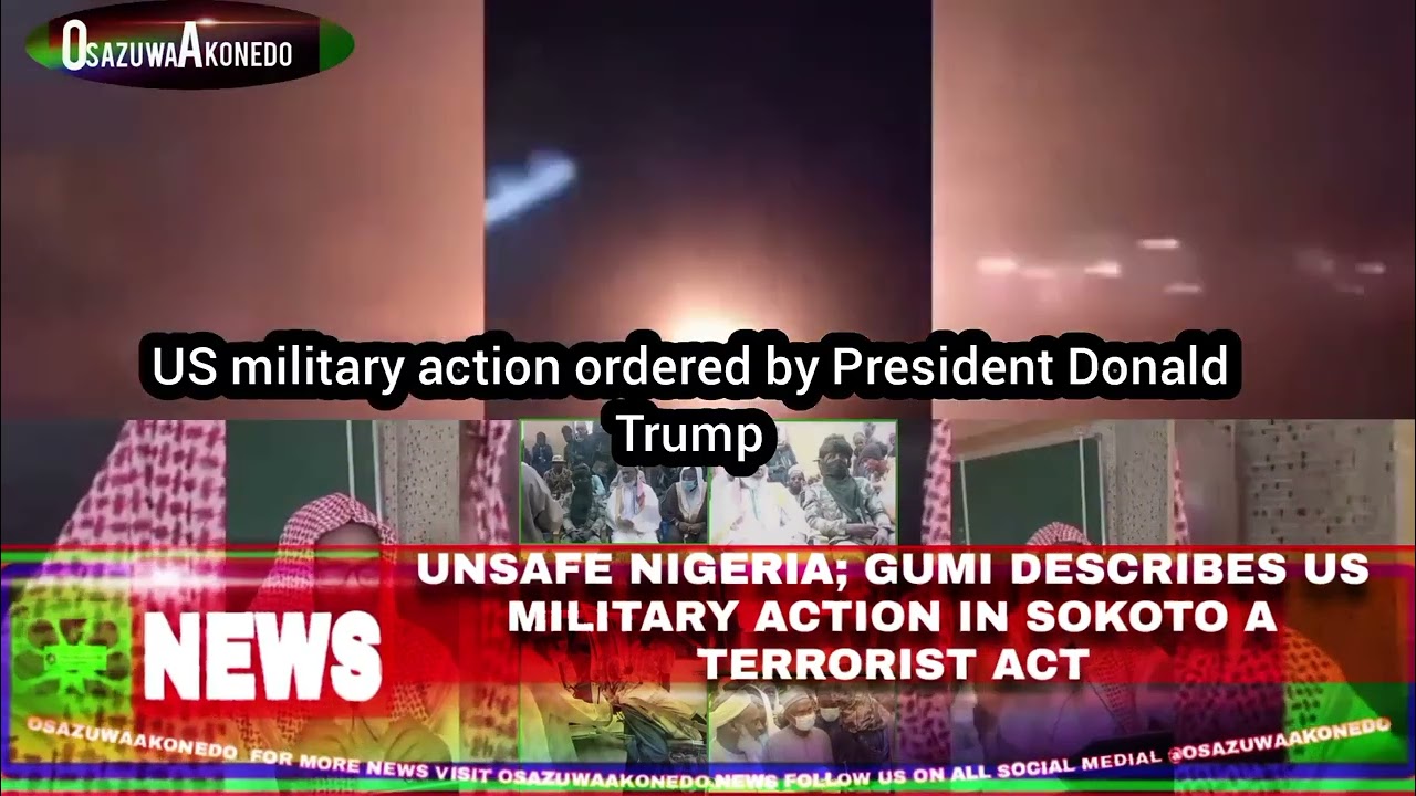 OsazuwaAkonedo ShortReel ~ Unsafe Nigeria; Gumi Describes US Military Action In Sokoto A Terrorist Act