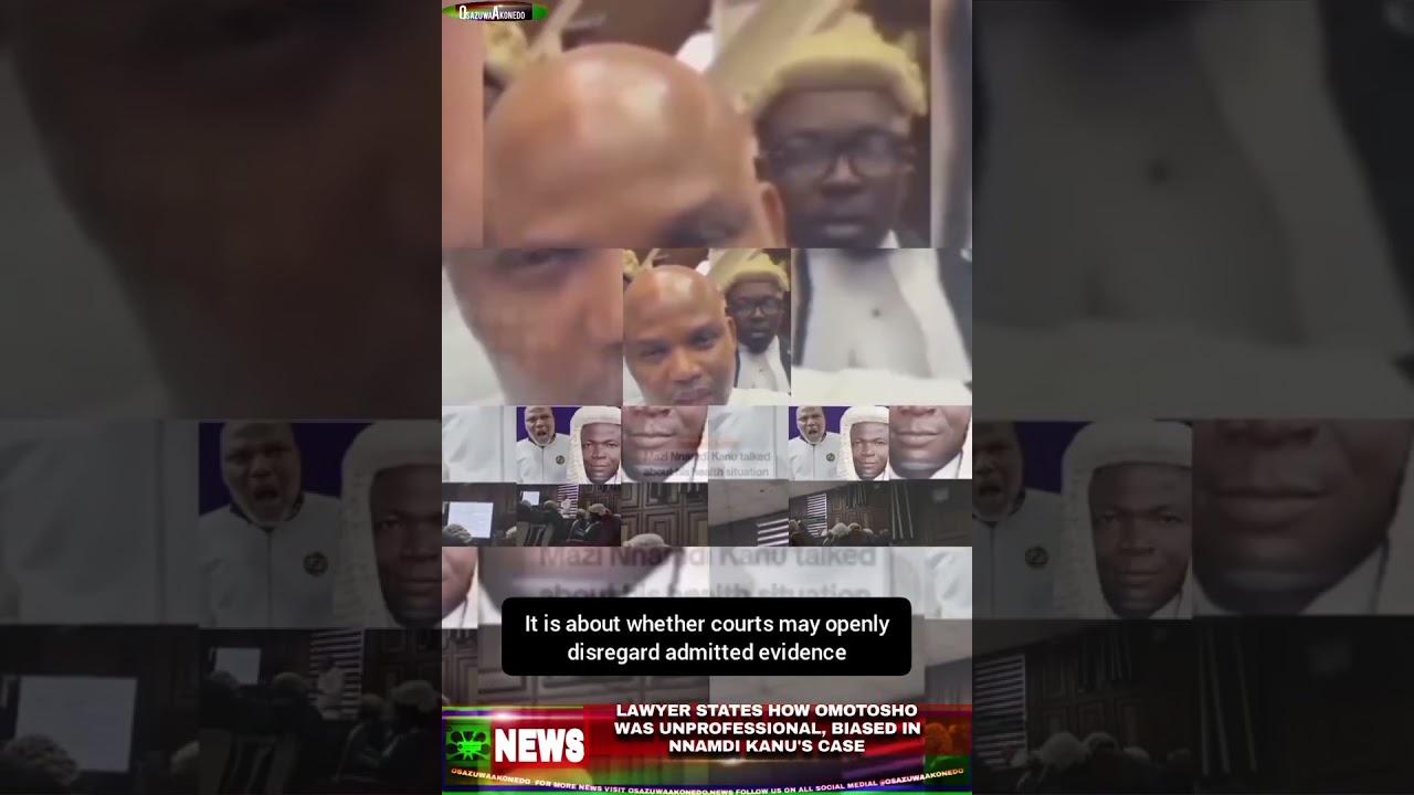 OsazuwaAkonedo ThreeMinutes ~ Lawyer States How Omotosho Was Unprofessional, Biased In Nnamdi Kanu's Case