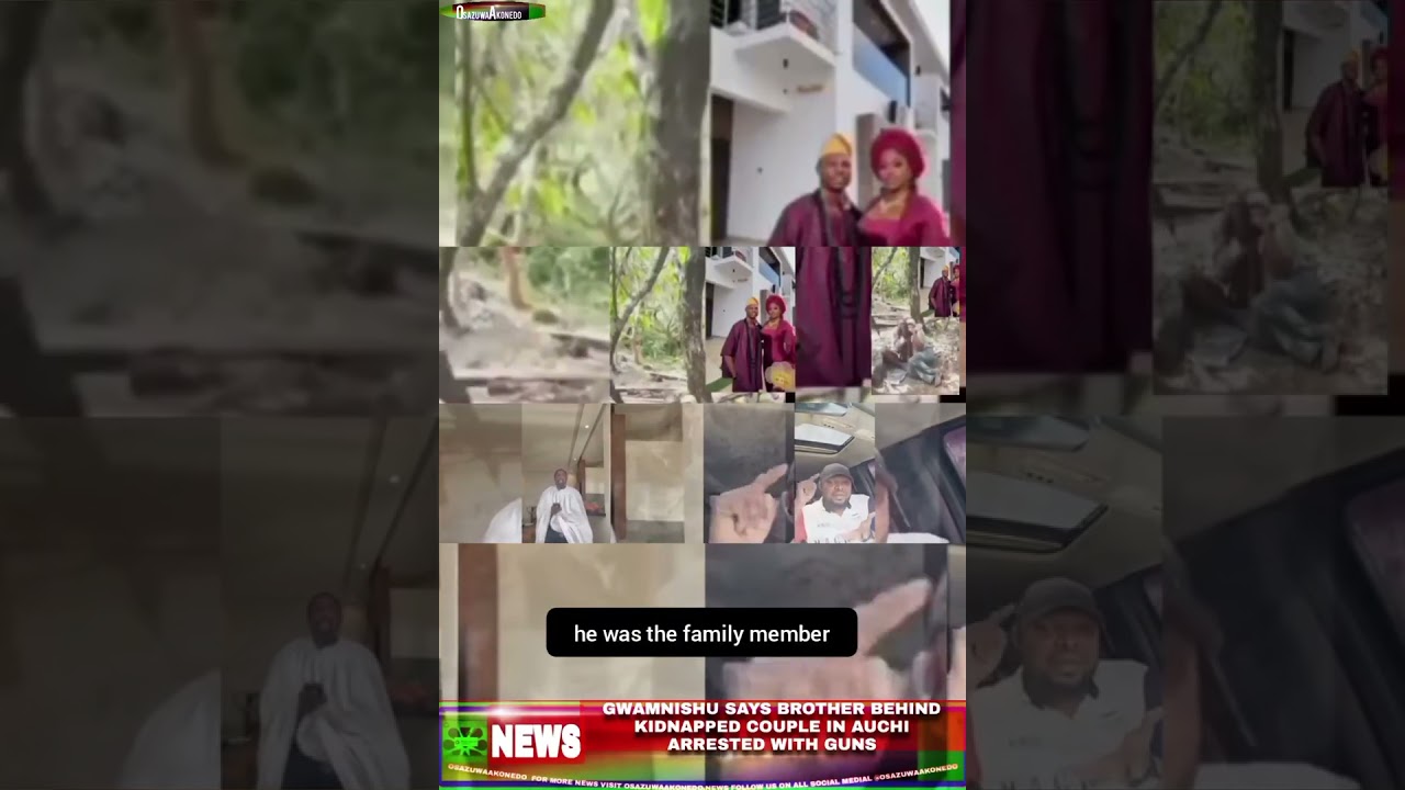 OsazuwaAkonedo NewsShort ~ Gwamnishu Says Brother Behind Kidnapped Couple In Auchi Arrested With Guns