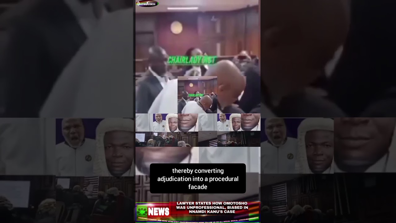 OsazuwaAkonedo NinetySeconds ~ Lawyer States How Omotosho Was Unprofessional, Biased In Nnamdi Kanu's Case
