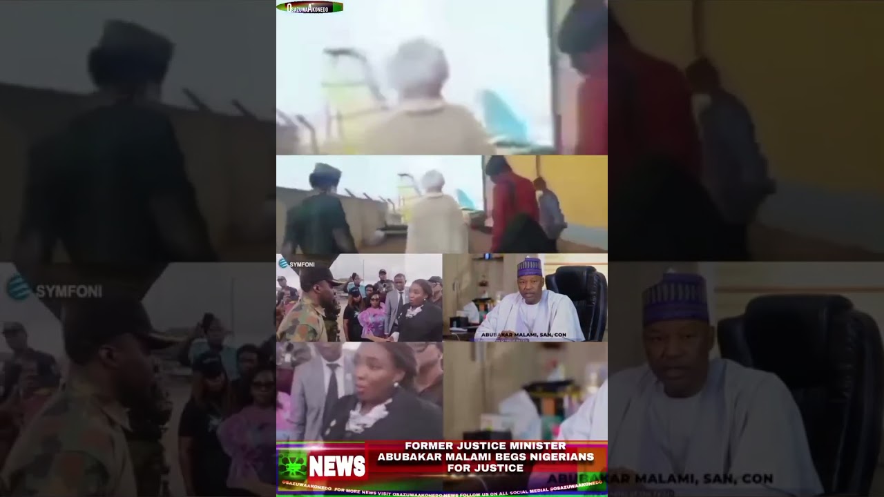 OsazuwaAkonedo NewsShort ~ Former Justice Minister Abubakar Malami Begs Nigerians For Justice