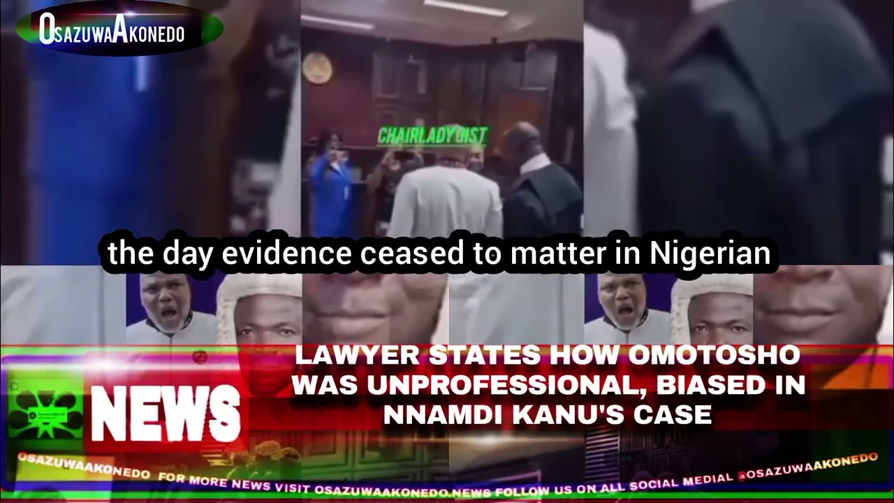 OsazuwaAkonedo ShortReel ~ Lawyer States How Omotosho Was Unprofessional, Biased In Nnamdi Kanu's Case