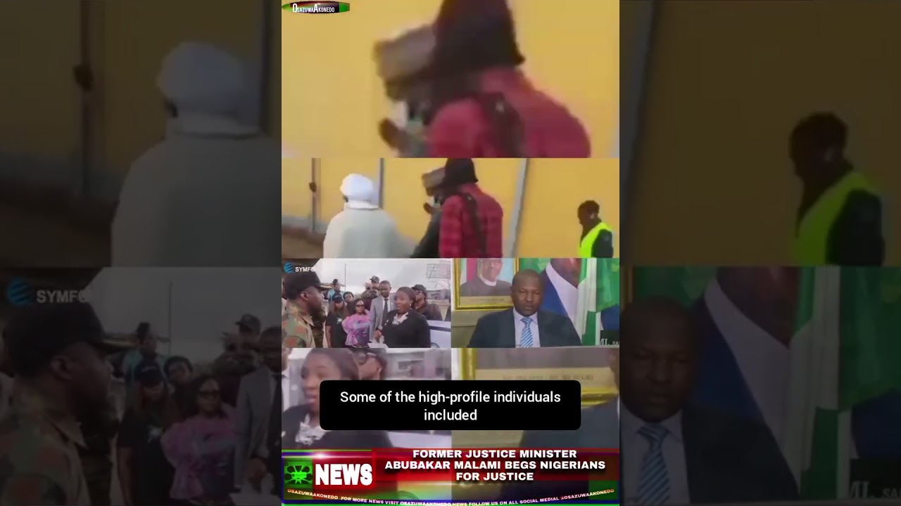 OsazuwaAkonedo ThreeMinutes ~ Former Justice Minister Abubakar Malami Begs Nigerians For Justice