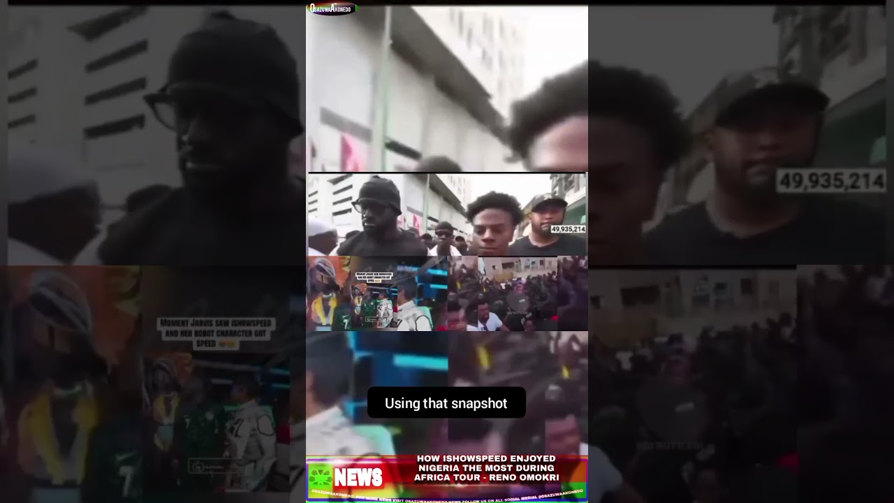 OsazuwAkoned Brief ~ How IshowSpeed Enjoyed Nigeria The Most During Africa Tour Reno Omokri