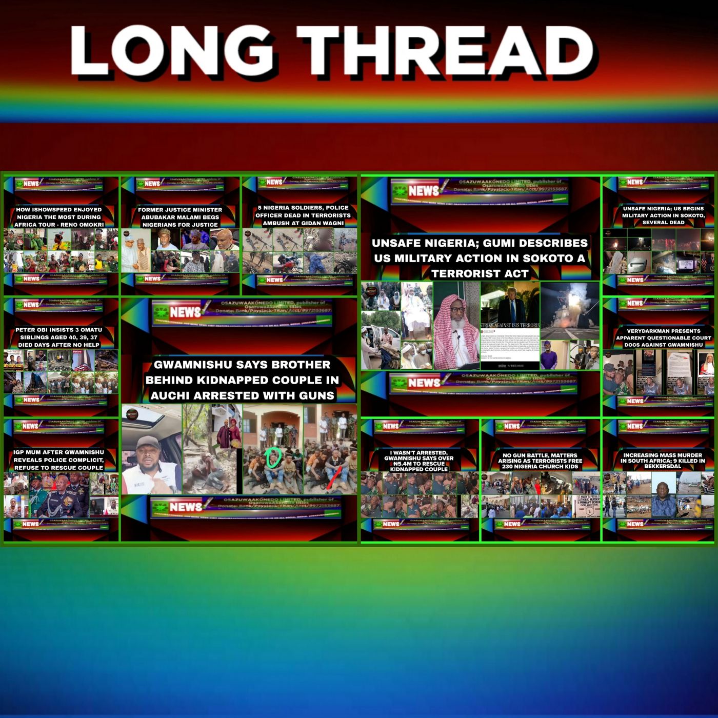 OsazuwaAkonedo Audio ~ NewsLongThread @11pm 28-1 OsazuwaAkonedo Audio ~ NewsLongThread @11pm 28-1