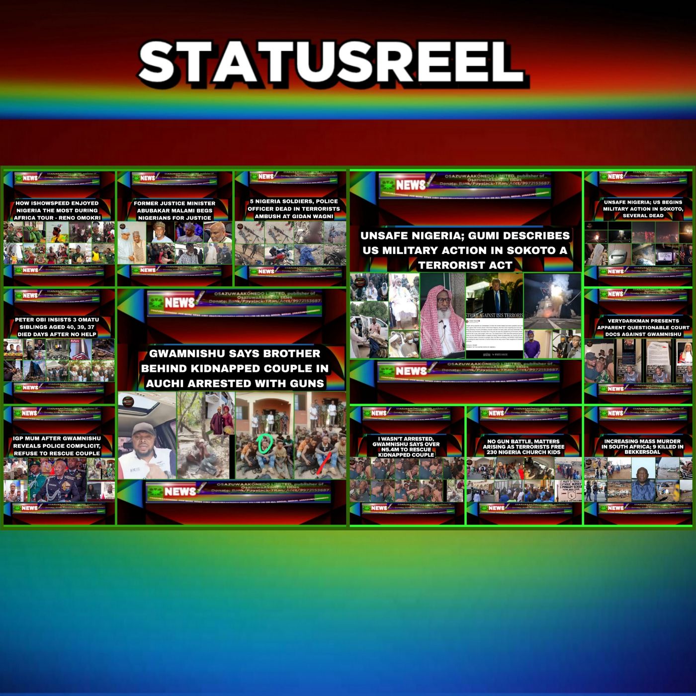 OsazuwaAkonedo Audio ~ NewsStatusReel @3pm 28-1