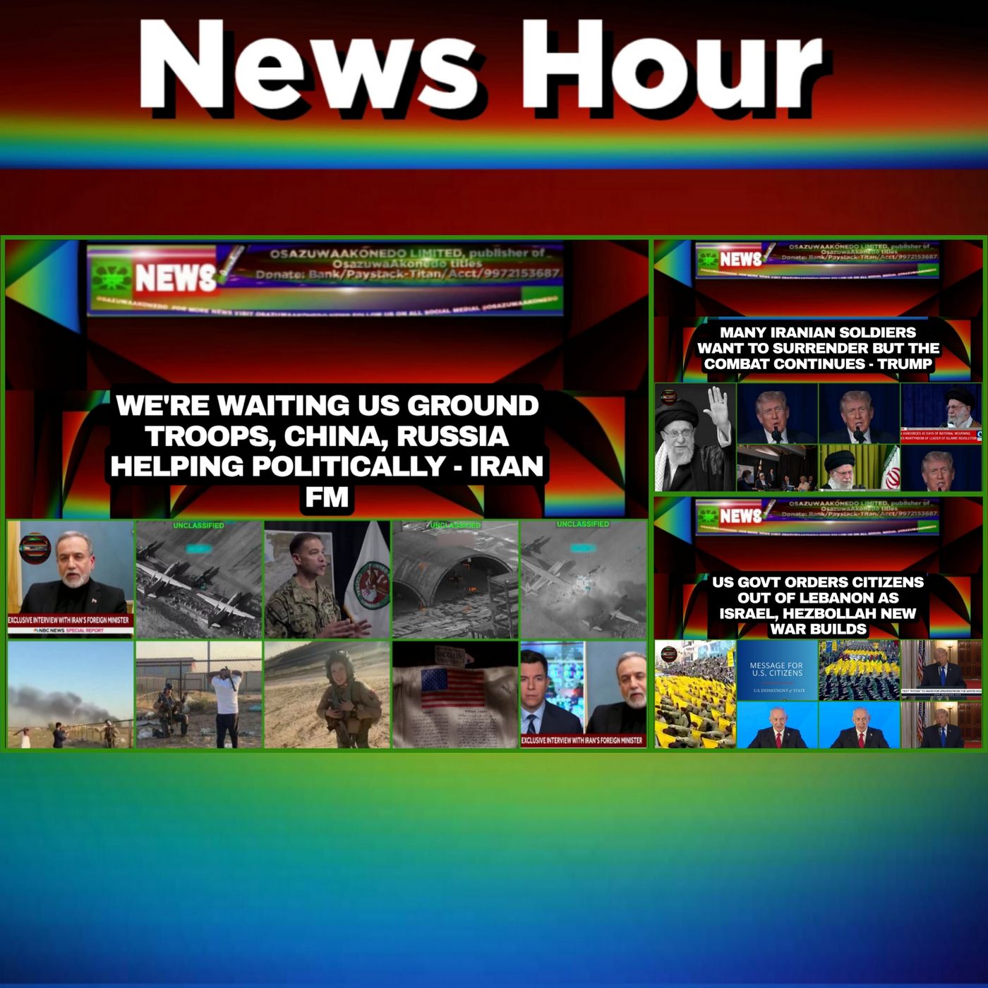 OsazuwaAkonedo Audio ~ NewsHour @8pm 6-3