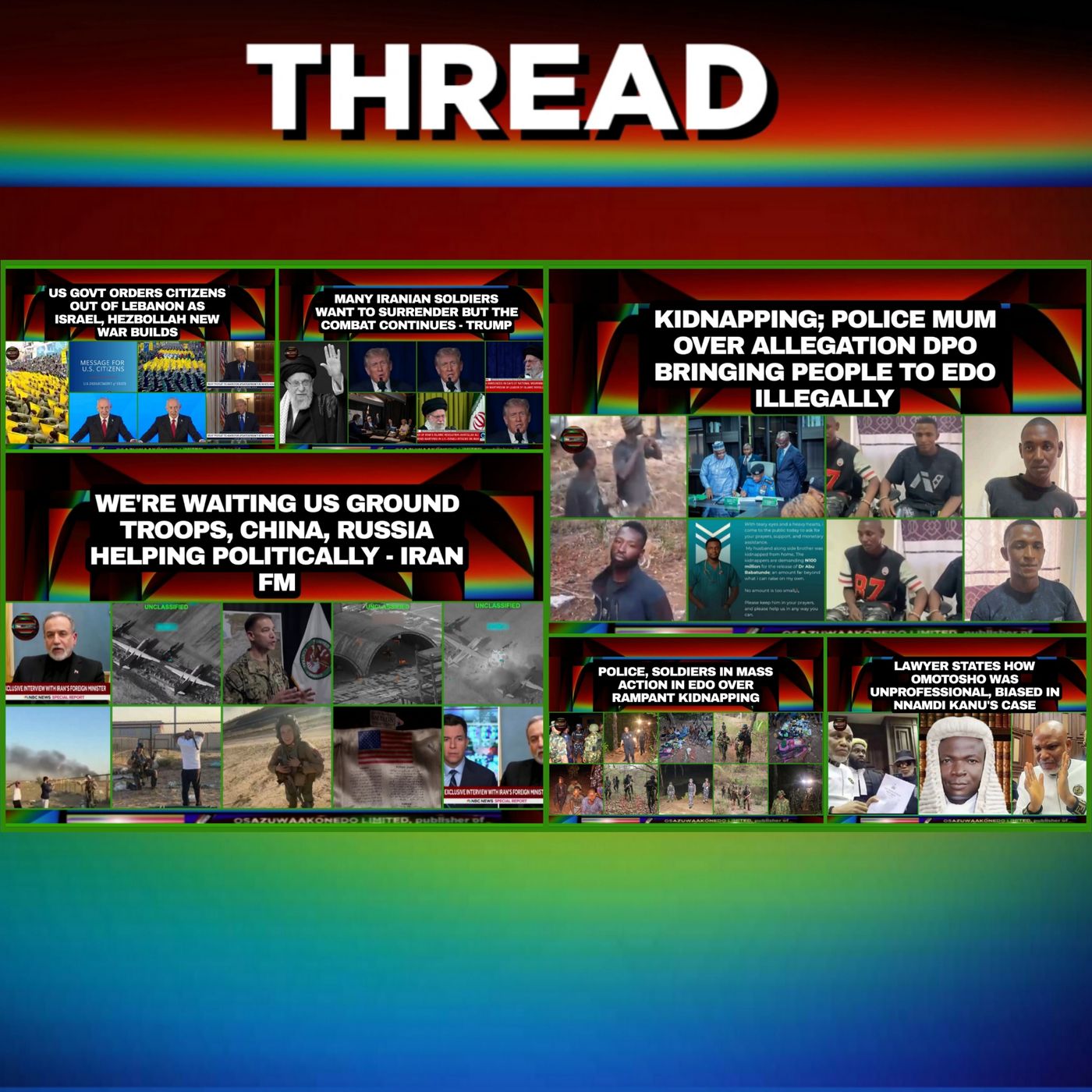 OsazuwaAkonedo Audio ~ NewsThread @10pm 6-3