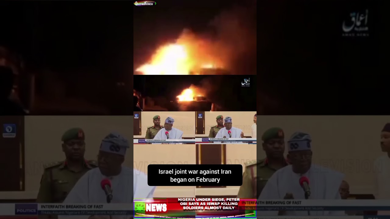 OsazuwaAkonedo NinetySeconds ~ Nigeria Under Siege, Peter Obi Says As ISWAP Killing Soldiers Almost Daily