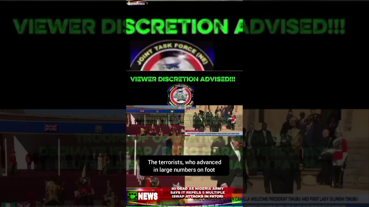 OsazuwAkoned Brief ~ 80 Dead As Nigeria Army Says It Repels 5 Multiple ISWAP Attacks In Fatori