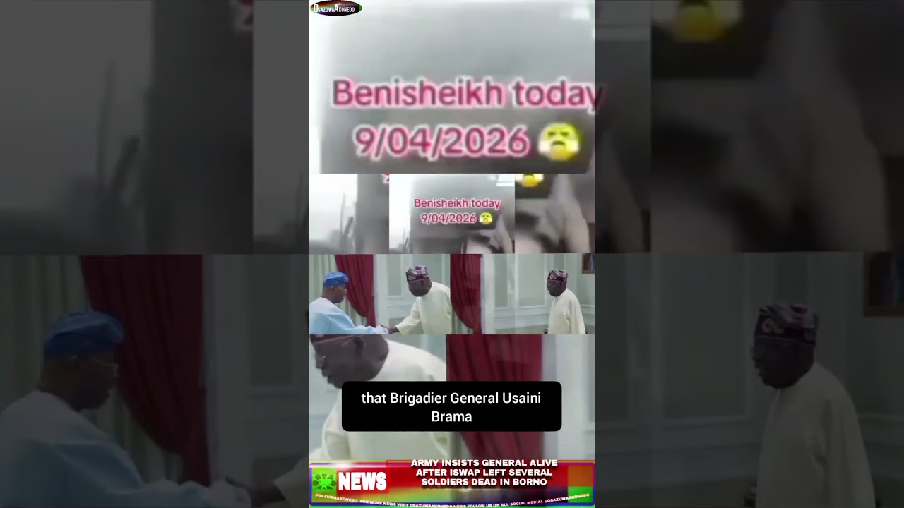 OsazuwaAkonedo NinetySeconds ~ Army Insists General Alive After ISWAP Left Several Soldiers Dead In Borno