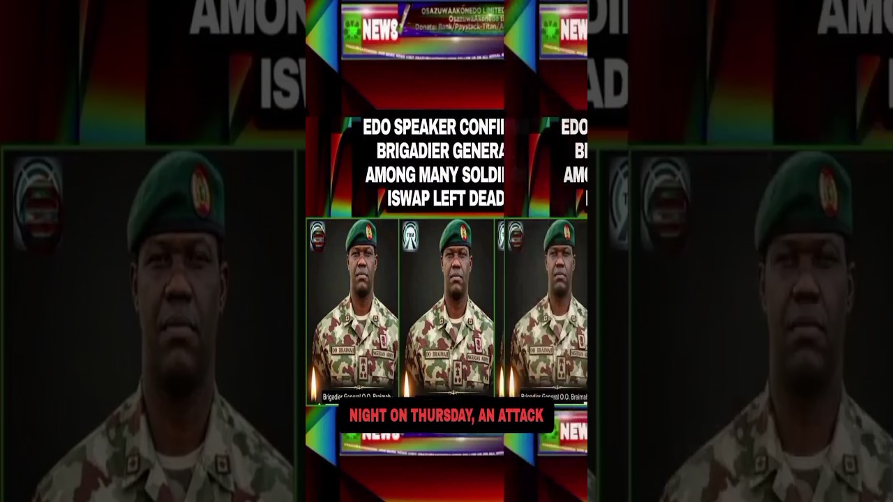 OsazuwaAkonedo Podcast Video ~ Edo Speaker Confirms Brigadier General Among Many Soldiers Iswap Left Dead