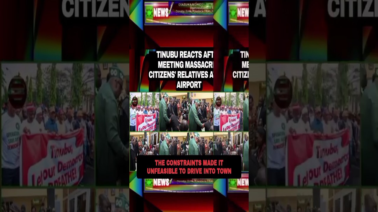 OsazuwaAkonedo Podcast Video ~ Tinubu Reacts After Meeting Massacred Citizens’ Relatives At Jos Airport