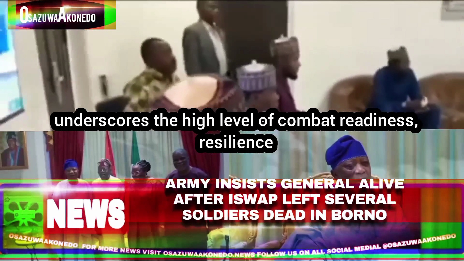 Video ~ Army Insists General Alive After ISWAP Left Several Soldiers Dead In Borno