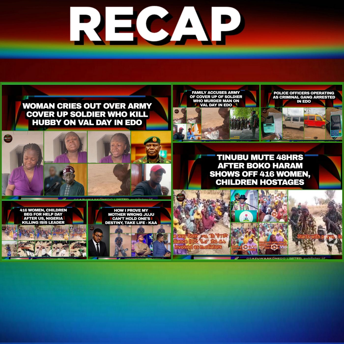 OsazuwaAkonedo Audio ~ NewsRecap @4pm 23-5