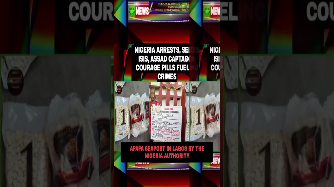OsazuwaAkonedo CrimeFighting ~ Nigeria Arrests, Seizes ISIS, Assad Captagon Courage Pills Fueling Crimes Part 7