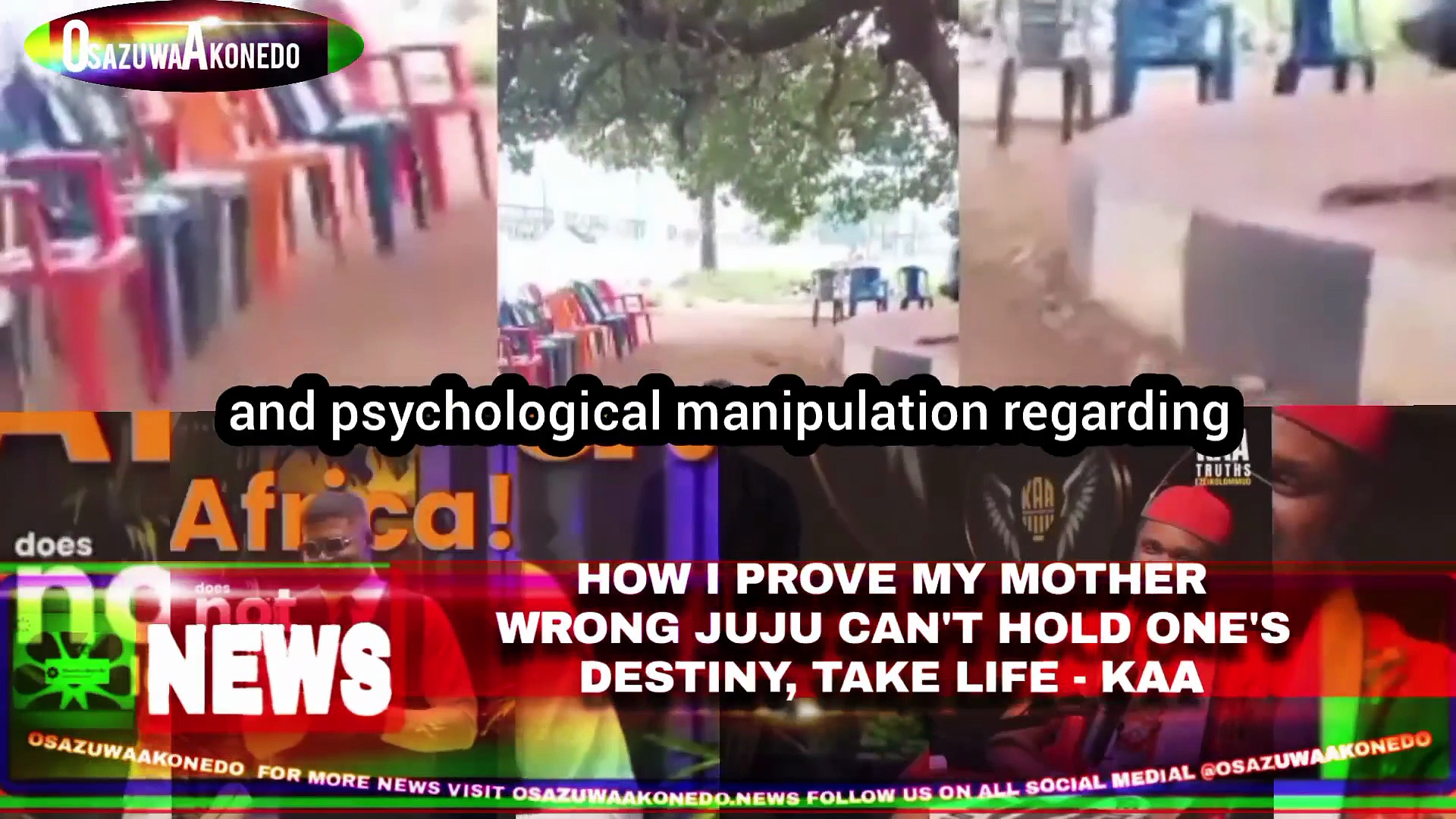 Video ~ How I Prove My Mother Wrong Juju Can’t Hold One’s Destiny, Take Life – KAA