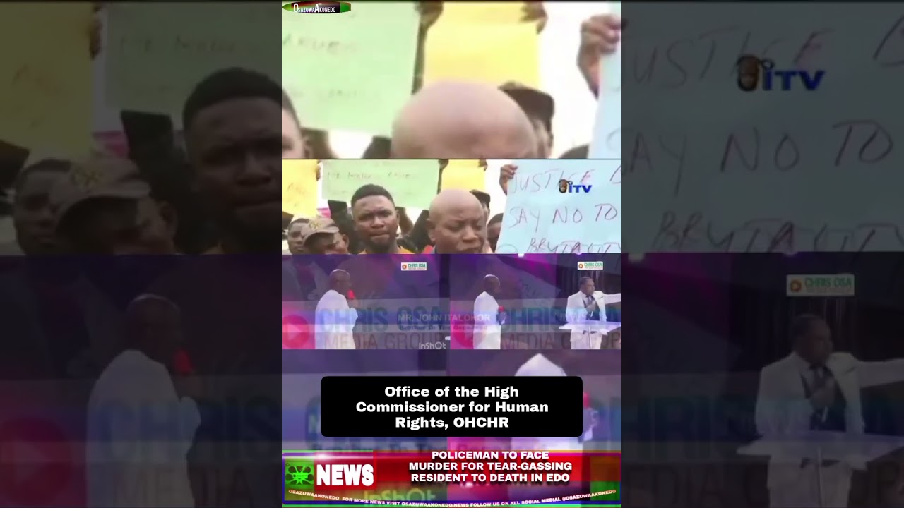 OsazuwaAkonedo NewsShort ~ Policeman To Face Murder For Tear-gassing Resident To Death In Edo