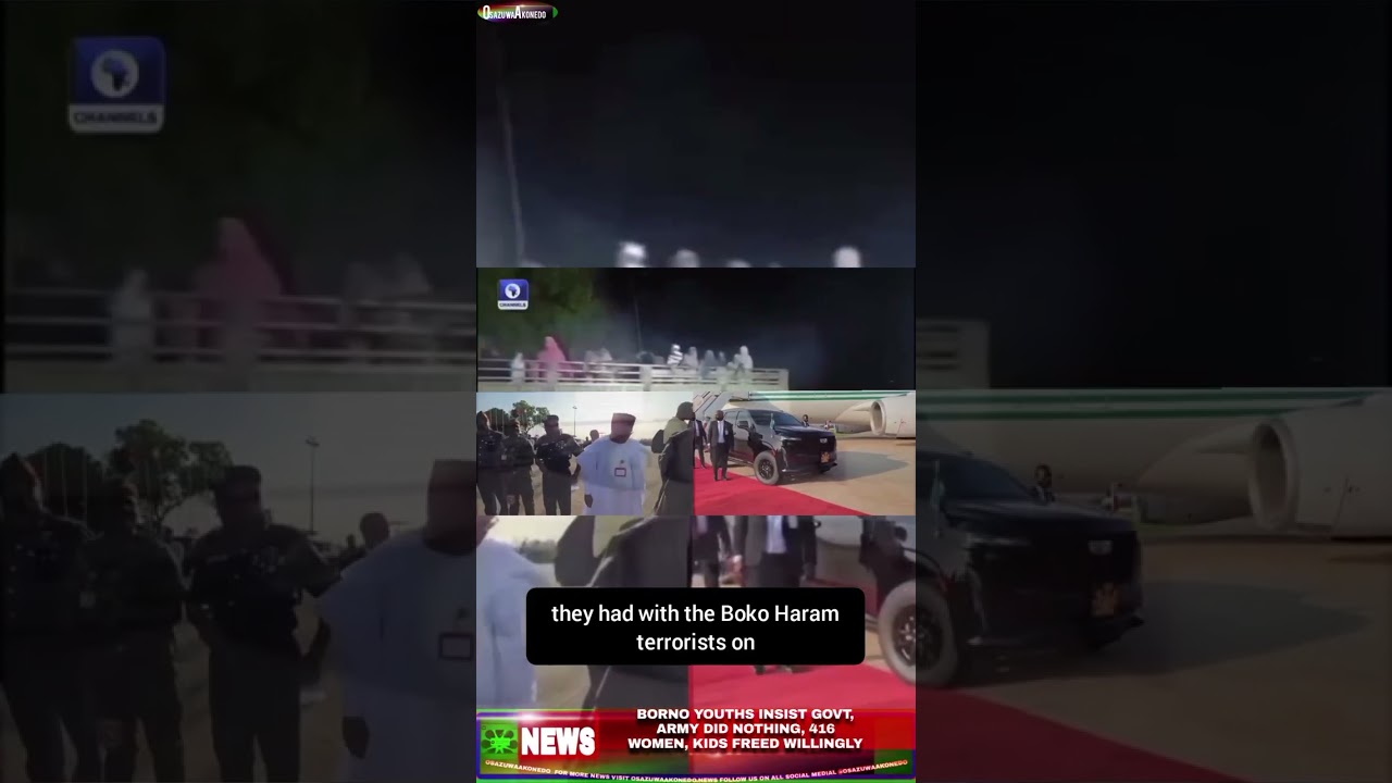 OsazuwaAkonedo NinetySeconds ~ Borno Youths Insist Govt, Army Did Nothing, 416 Women, Kids Freed Willingly