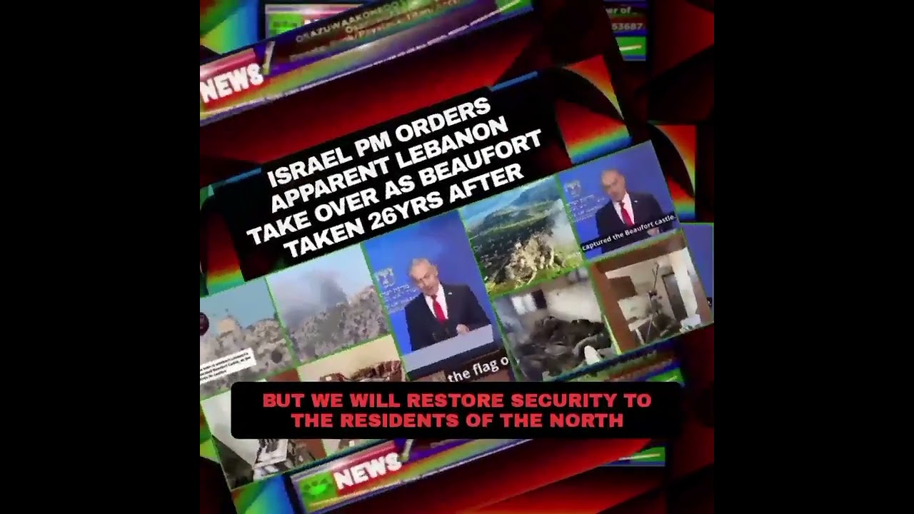 OsazuwaAkonedo Podcast Video ~ Israel PM Orders Apparent Lebanon Take Over As Beaufort Taken 26yrs After