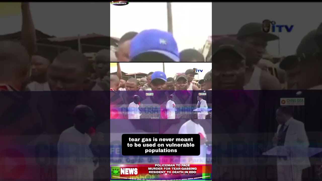 OsazuwAkoned Brief ~ Policeman To Face Murder For Tear-gassing Resident To Death In Edo