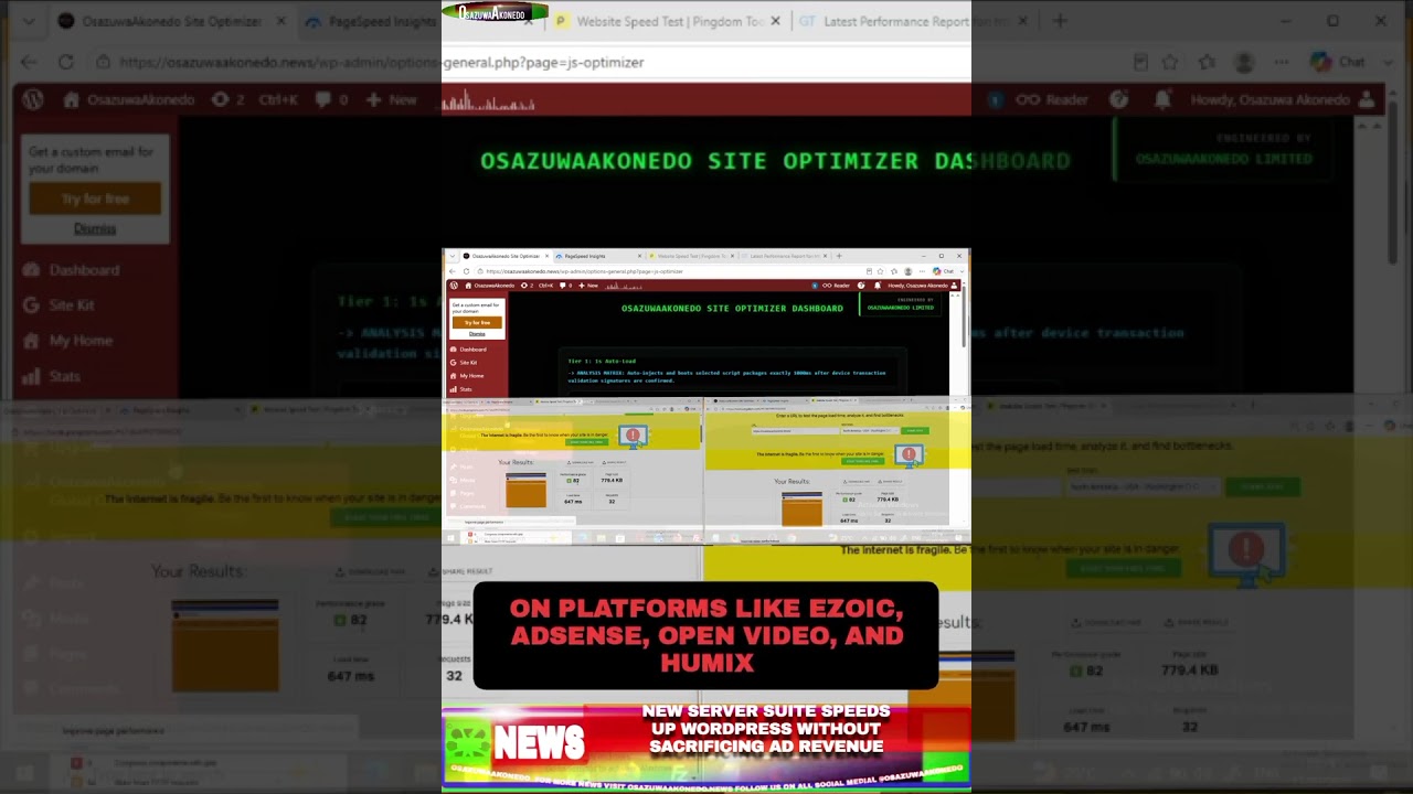 OsazuwaAkonedo NinetySeconds ~ New Server Suite Speeds Up WordPress Without Sacrificing Ad Revenue
