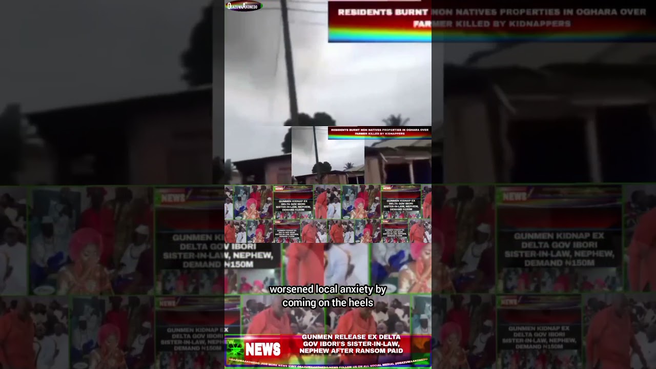 OsazuwAkoned Brief ~ Gunmen Release Ex Delta Gov Ibori’s Sister-In-Law, Nephew After Ransom Paid