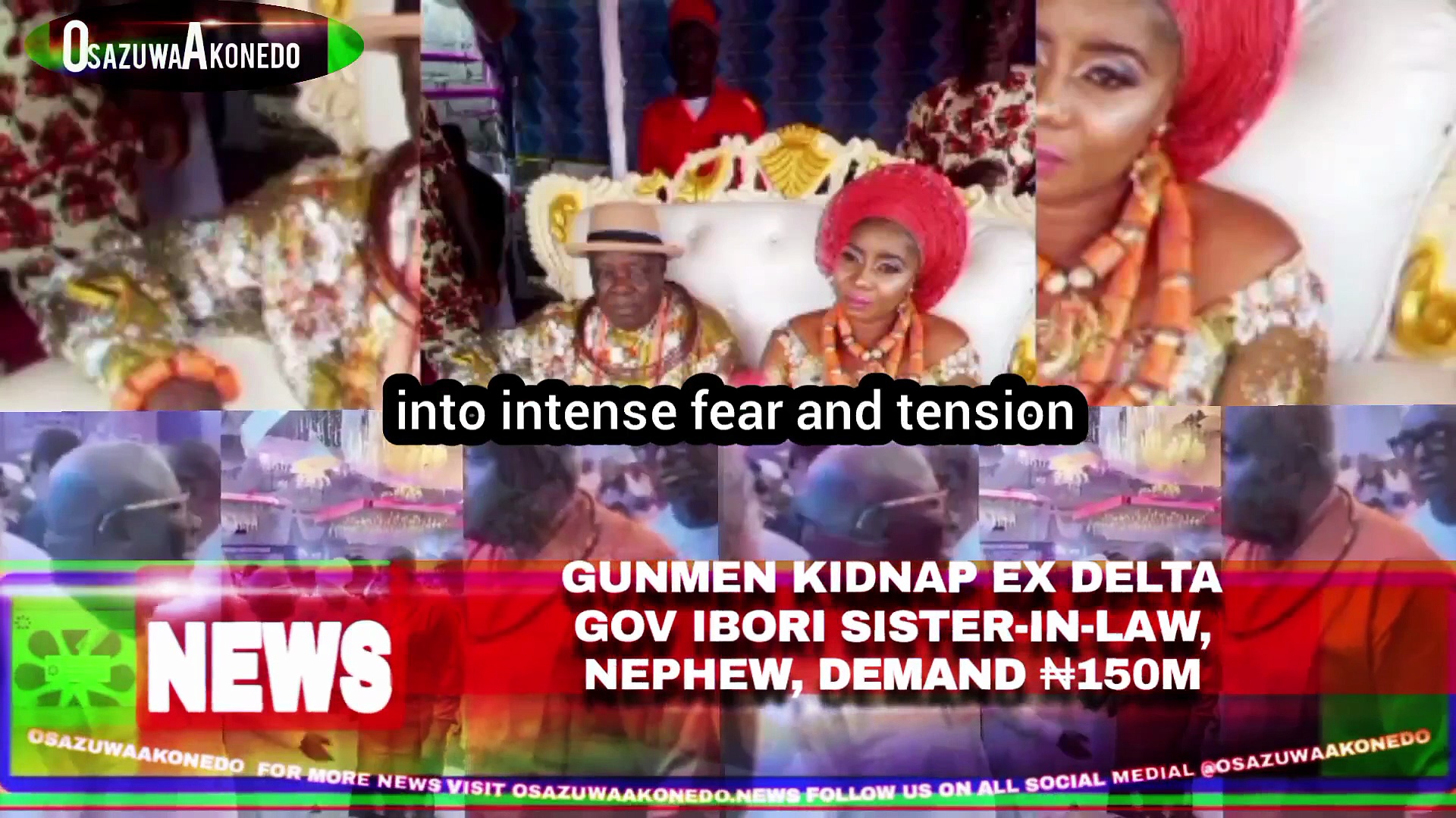 Video ~ Gunmen Kidnap Ex Delta Gov Ibori Sister-In-Law, Nephew, Demand ₦150m