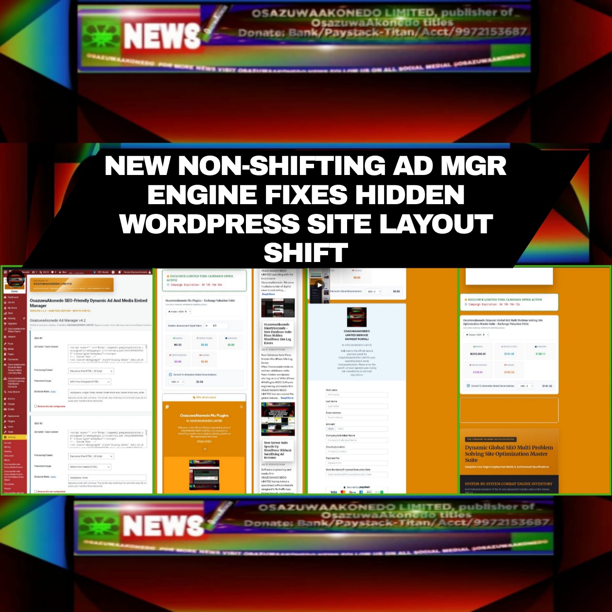 New Non-Shifting Ad Mgr Engine Fixes Hidden WordPress Site Layout Shift