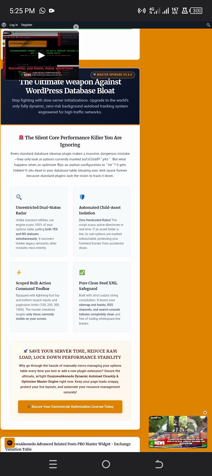 Video ~ OsazuwaAkonedo Dynamic Website Autoload Maintenance Mu Plugin Upgraded
