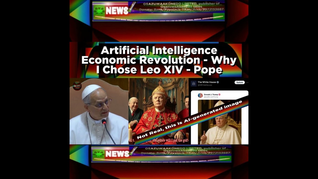 OsazuwaAkonedo NewsChronicles ~ Artificial Intelligence Economic Revolution – Why I Chose Leo XIV – Pope