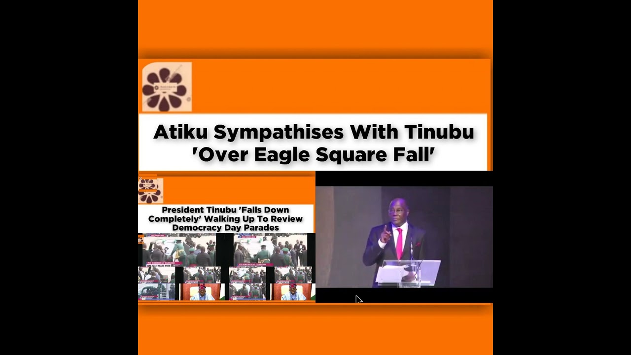 OsazuwaAkonedo NewsChronicles ~ Atiku Sympathises With Tinubu ‘Over Eagle Square Fall’ ~ OsazuwaAkonedo