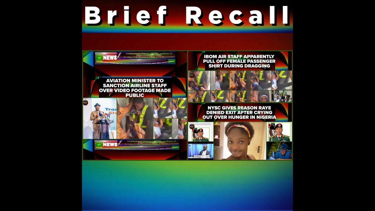 OsazuwaAkonedo NewsChronicles ~ Brief Recall @3pm 11-8