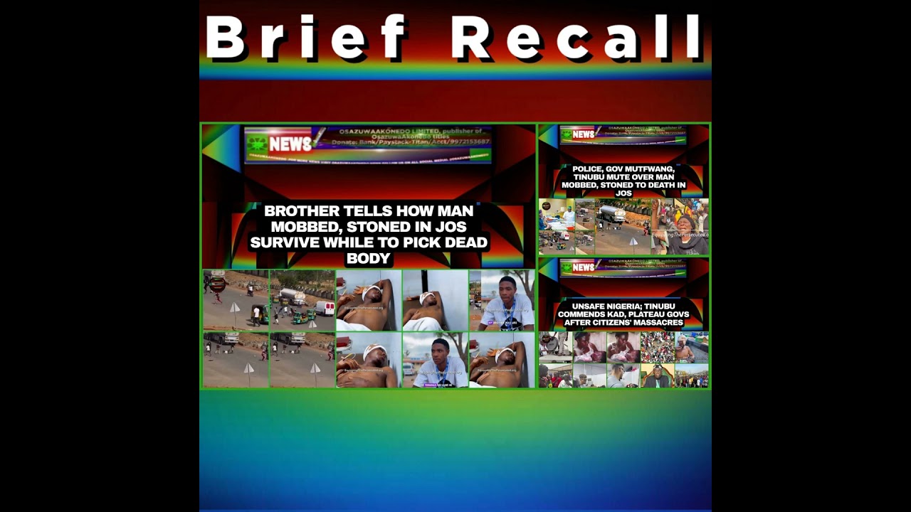 OsazuwaAkonedo NewsChronicles ~ NewsBriefRecall @4pm 3-4