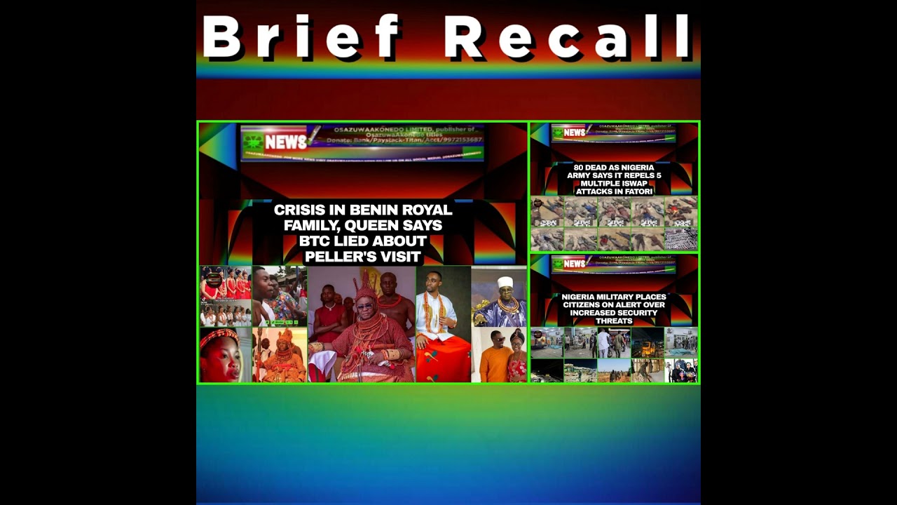 OsazuwaAkonedo NewsChronicles ~ NewsBriefRecall @7am 21-3