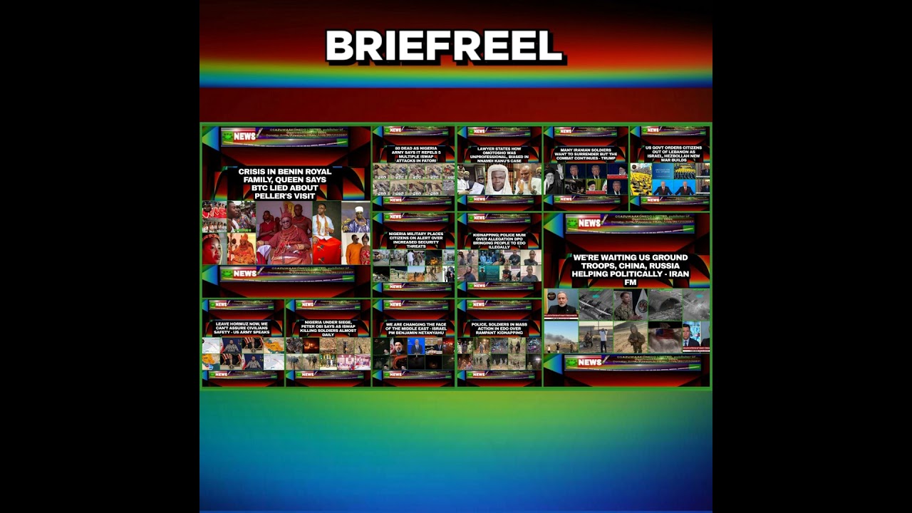 OsazuwaAkonedo NewsChronicles ~ NewsBriefReel @4pm 21-3