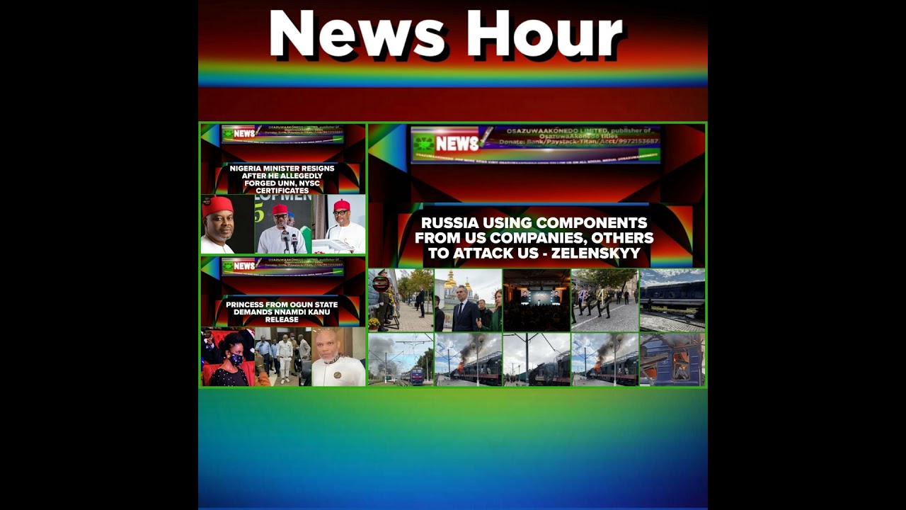 OsazuwaAkonedo NewsChronicles ~ NewsHour @9pm 7-10