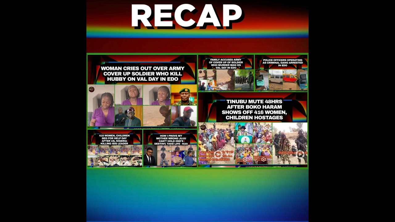 OsazuwaAkonedo NewsChronicles ~ NewsRecap @4pm 23-5