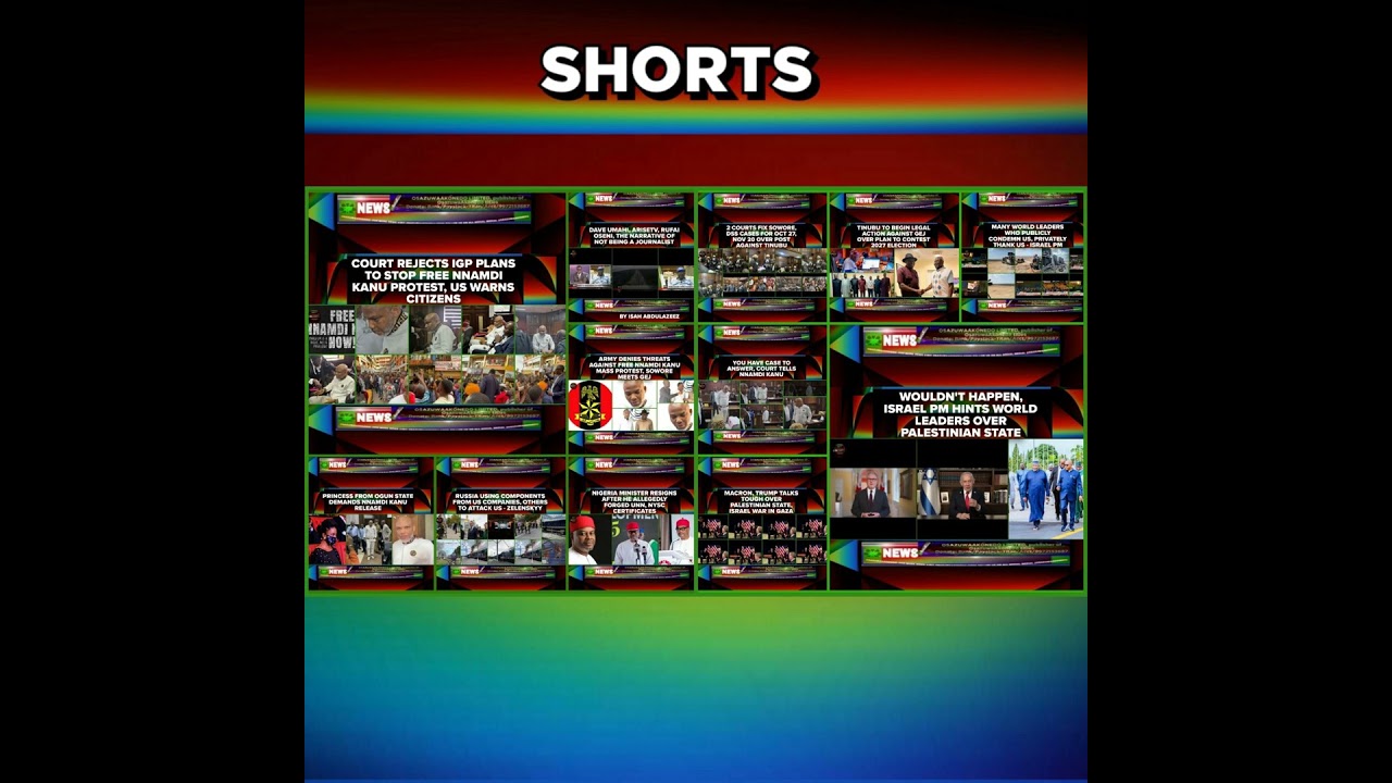 OsazuwaAkonedo NewsChronicles ~ NewsShorts @12am 18-10