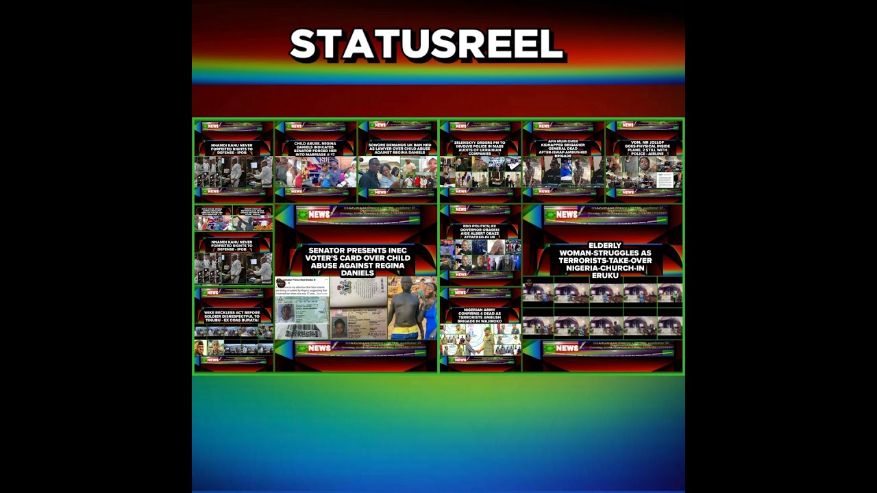 OsazuwaAkonedo NewsChronicles ~ NewsStatusReel @9pm 19-11