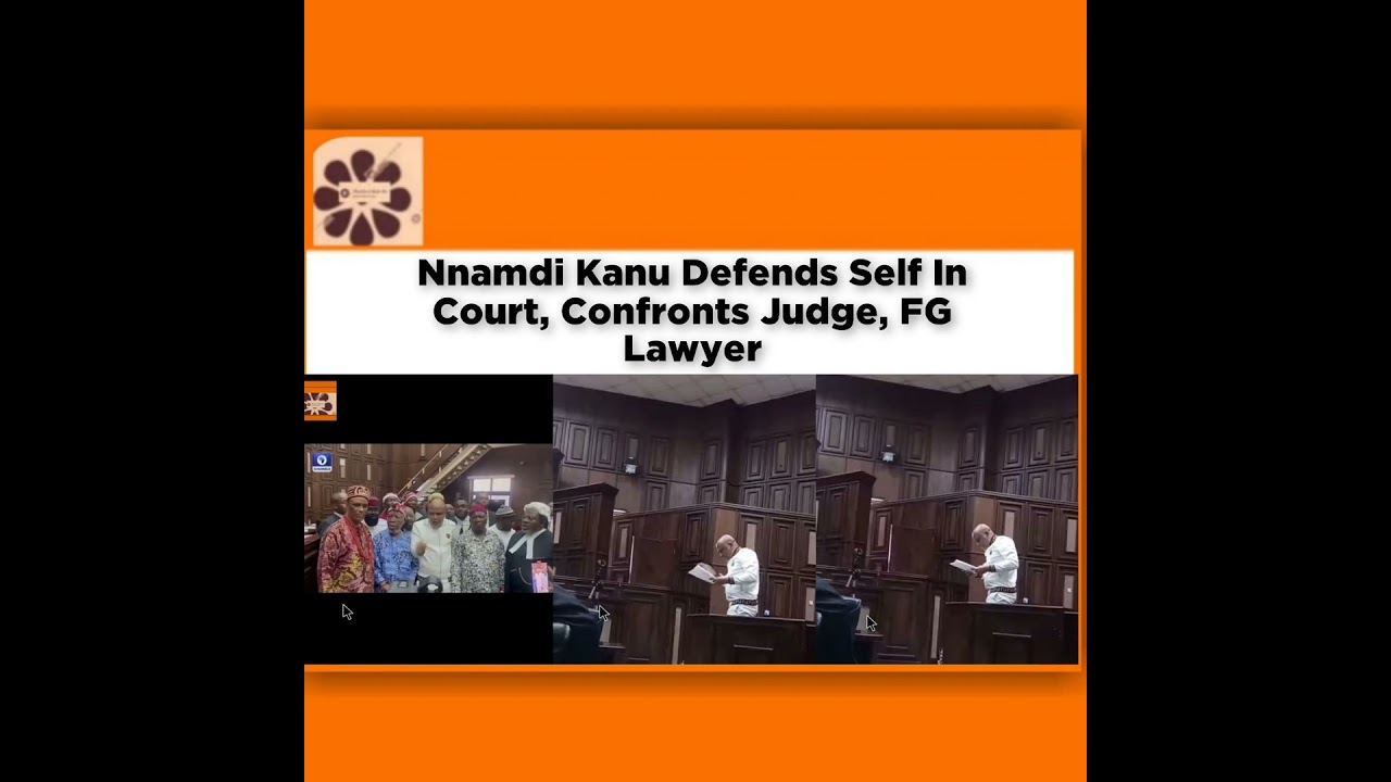 OsazuwaAkonedo NewsChronicles ~ Nnamdi Kanu Defends Self In Court, Confronts Judge, FG Lawyer ~ OsazuwaAkonedo