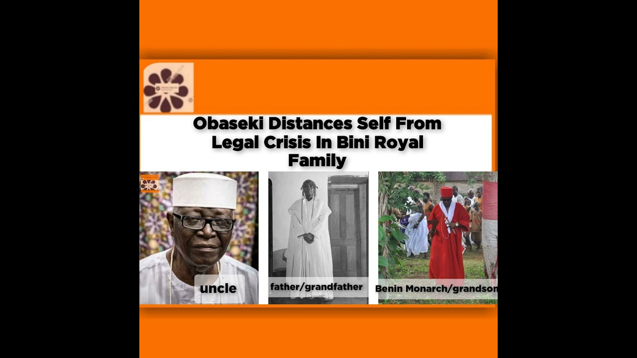 OsazuwaAkonedo NewsChronicles ~ Obaseki Distances Self From Legal Crisis In Bini Royal Family ~ OsazuwaAkonedo
