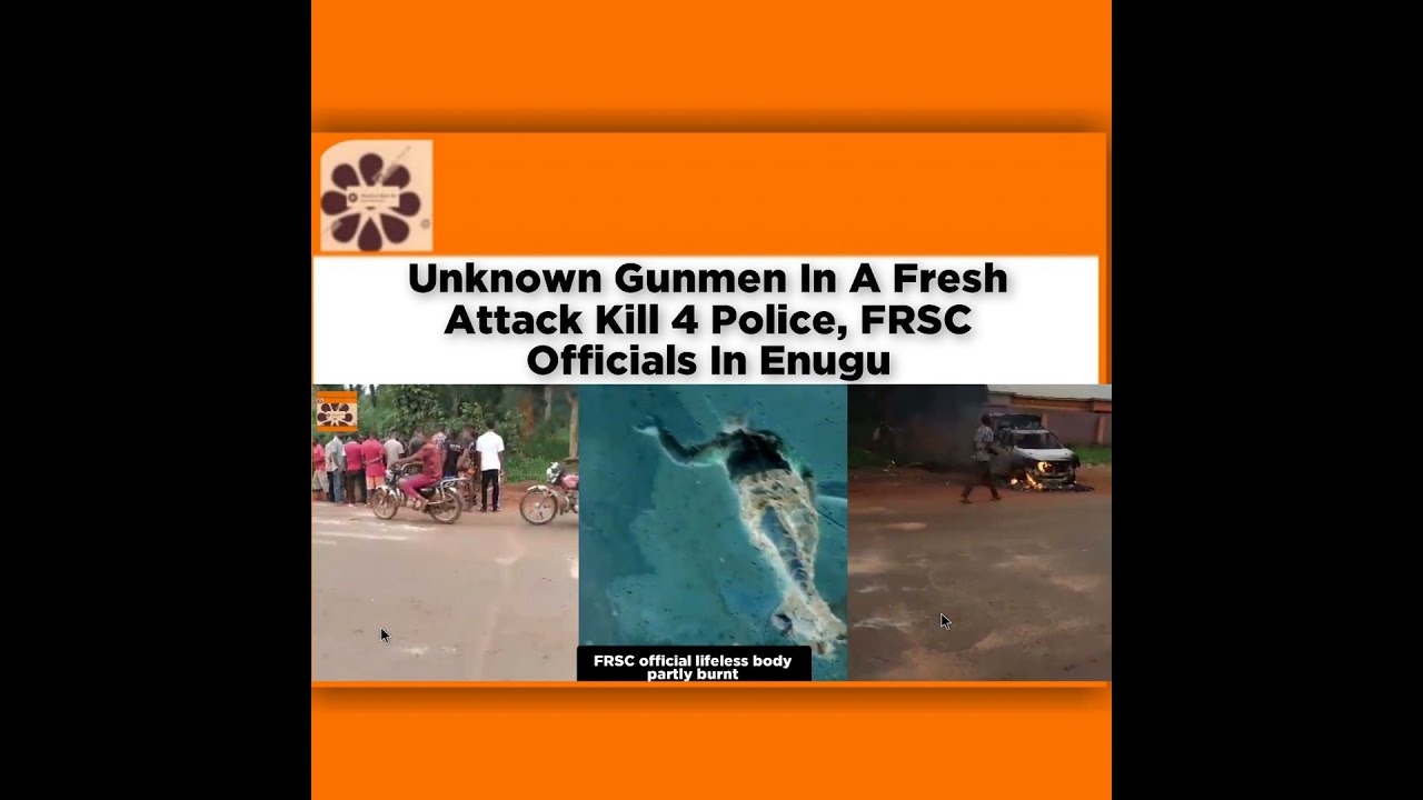 OsazuwaAkonedo NewsChronicles ~ Unknown Gunmen In Fresh Attack Kill 4 Police, FRSC Officials In Enugu ~ OsazuwaAkonedo