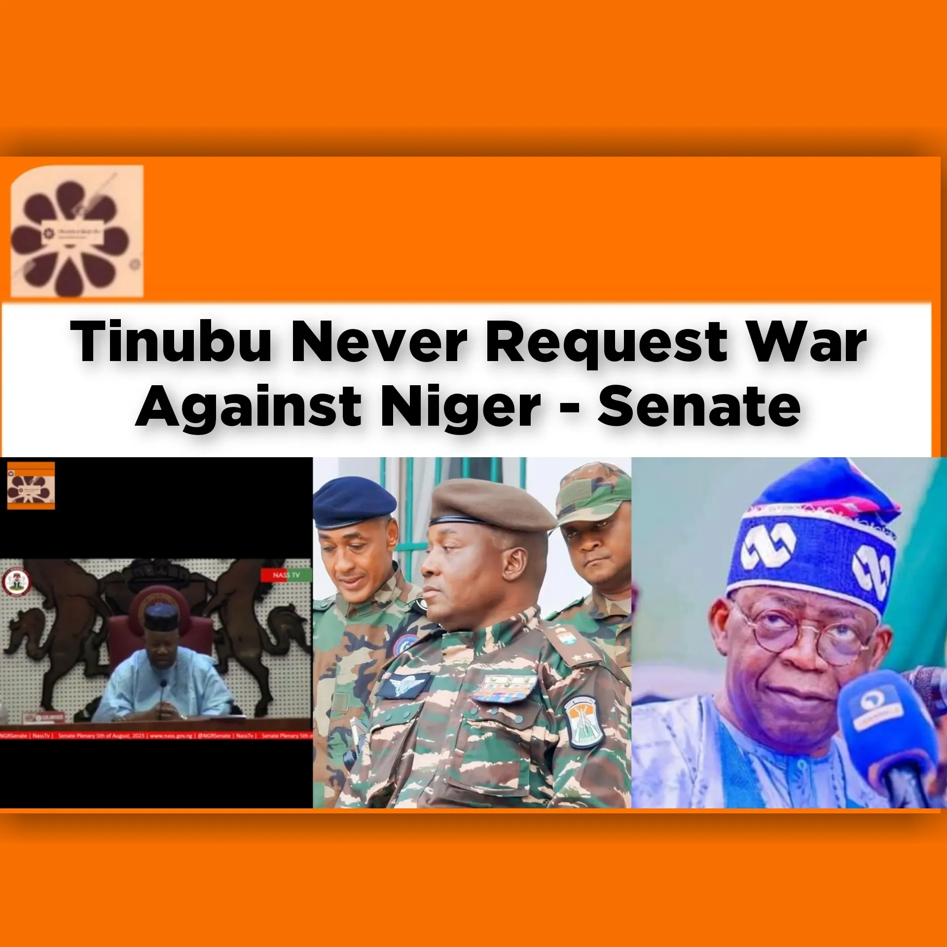 Tinubu Never Request War Against Niger - Senate ~ OsazuwaAkonedo #Abdourahamane #Akpabio #Bazoum #Bola #Burkina #Coup #ECOWAS #Faso #Godswill #Libya #Mali #Mohammed #Niamey #Niger #Nigeria #Senate #Tinubu